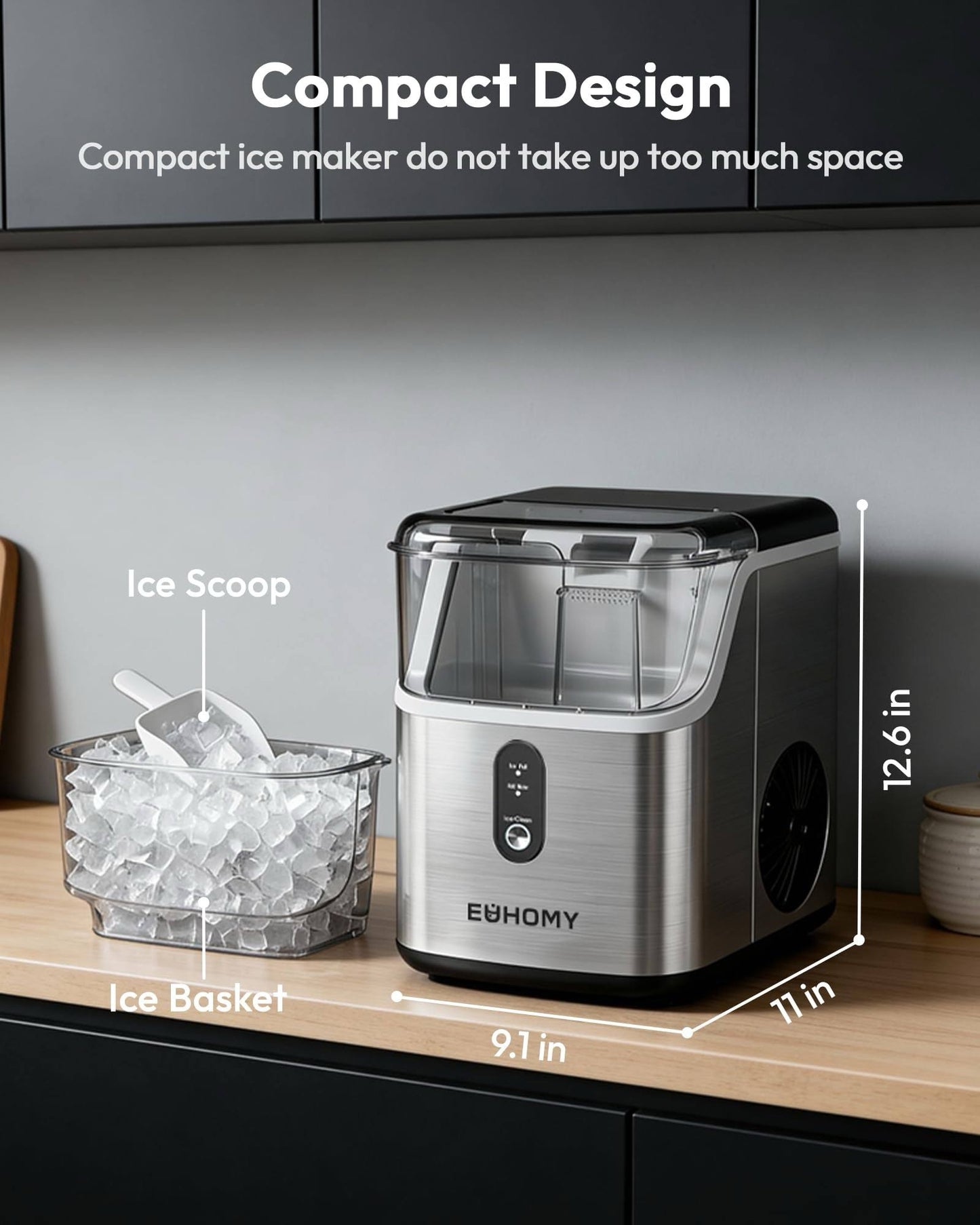 Euhomy Pearl L1 Nugget Ice Maker