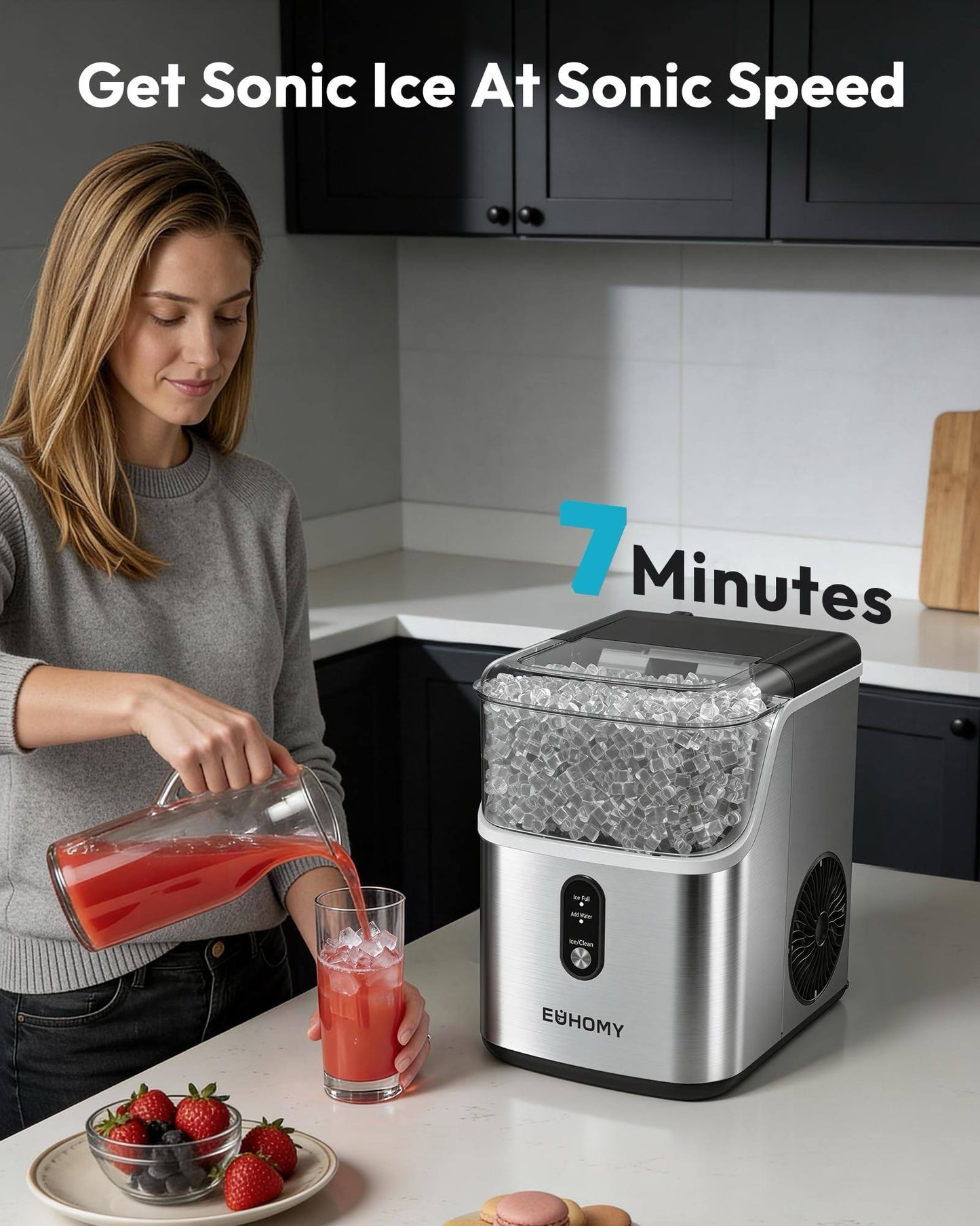 Euhomy Pearl L1 Nugget Ice Maker