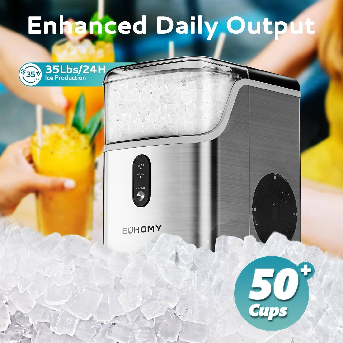 Euhomy Pearl L1 Nugget Ice Maker